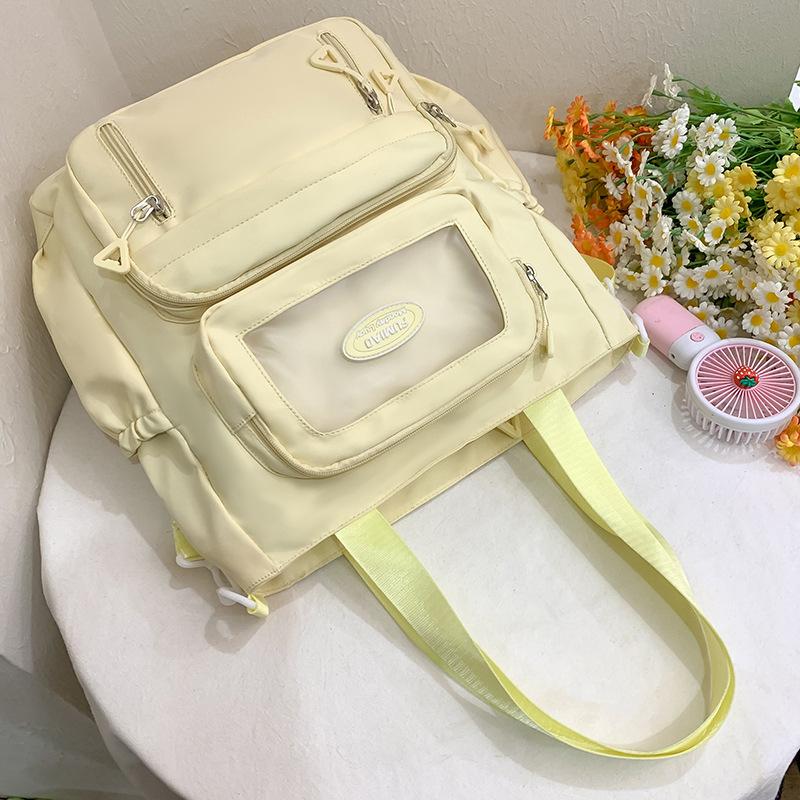 Tutorial Bag Tutorial Bag Carrying Book Bag Girls and Children Primary School Students Letter Pain Bag