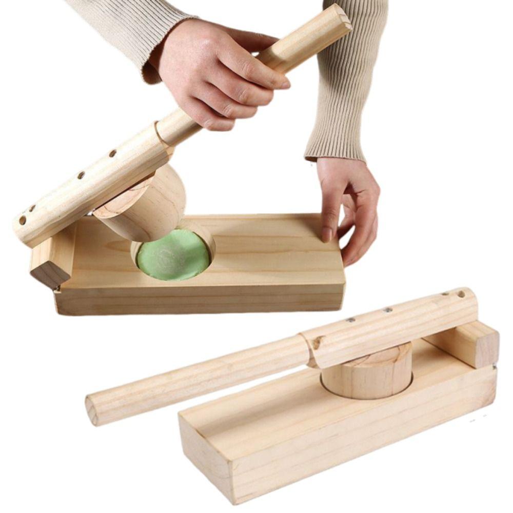 Hand Press Sweet Green Rice Balls Skin Molds Non-stick Dough Press Maker Party