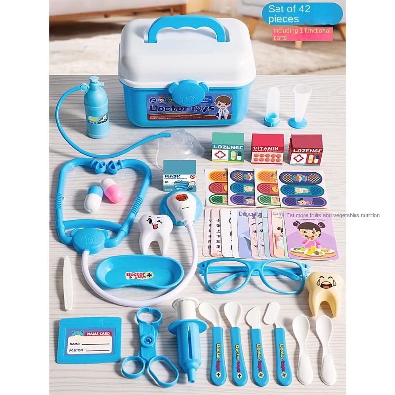 Simulation Doctor Set For Kids Pretend Play Girls Role-playing Games Accessorie Medical Kit Nurse Tools Toys For Children Gift