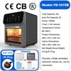 Smart Touch Air Fryer: Multi-functional Large Capacity Electric Oven with Visible Screen