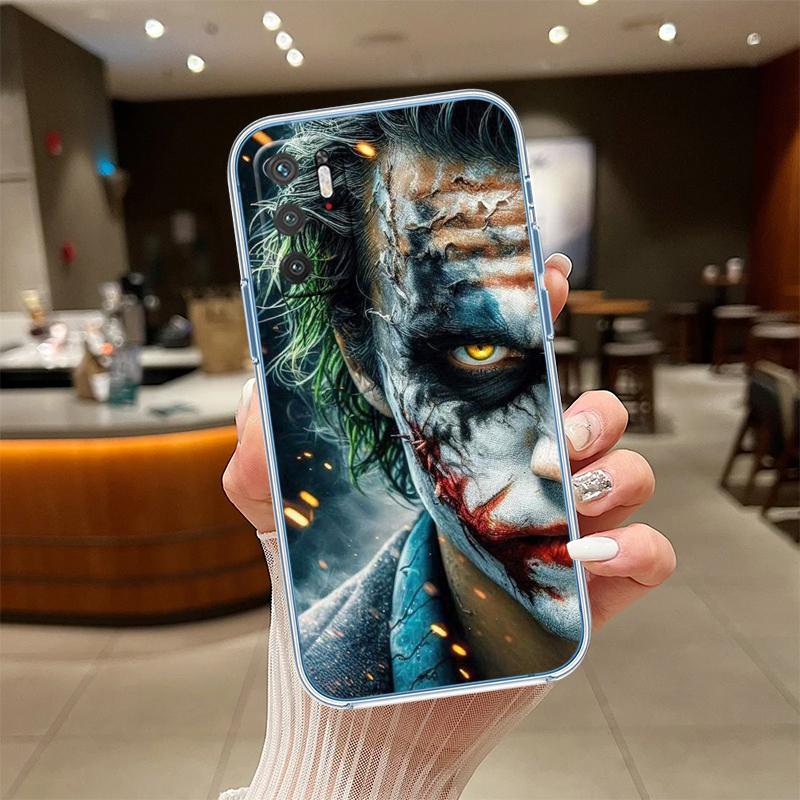 Joker Transparent Phone Case for Samsung Galaxy A04 A04S A14 A23 A34 A54 M23 M33 M52 M53