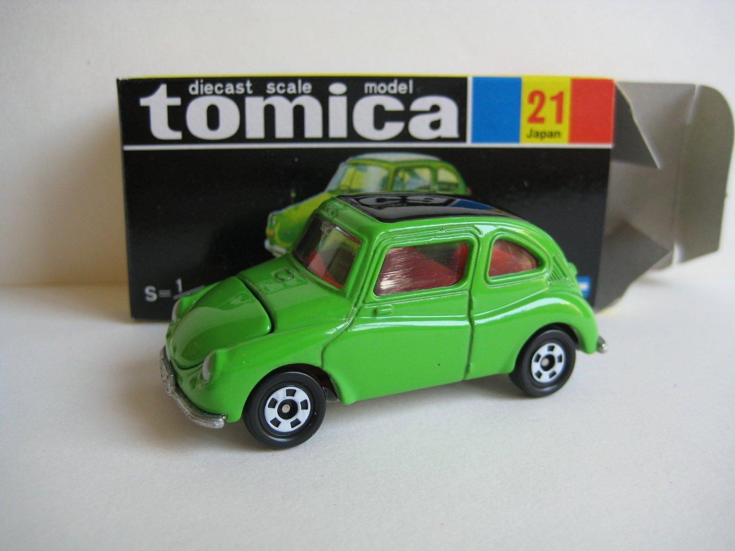 

Переиздание к 30-летию Черная коробка Tomica 21 Fuji Heavy Industries Subaru 360 [Tomica Tomica] №. Открытие/закрытие подвески/багажника
