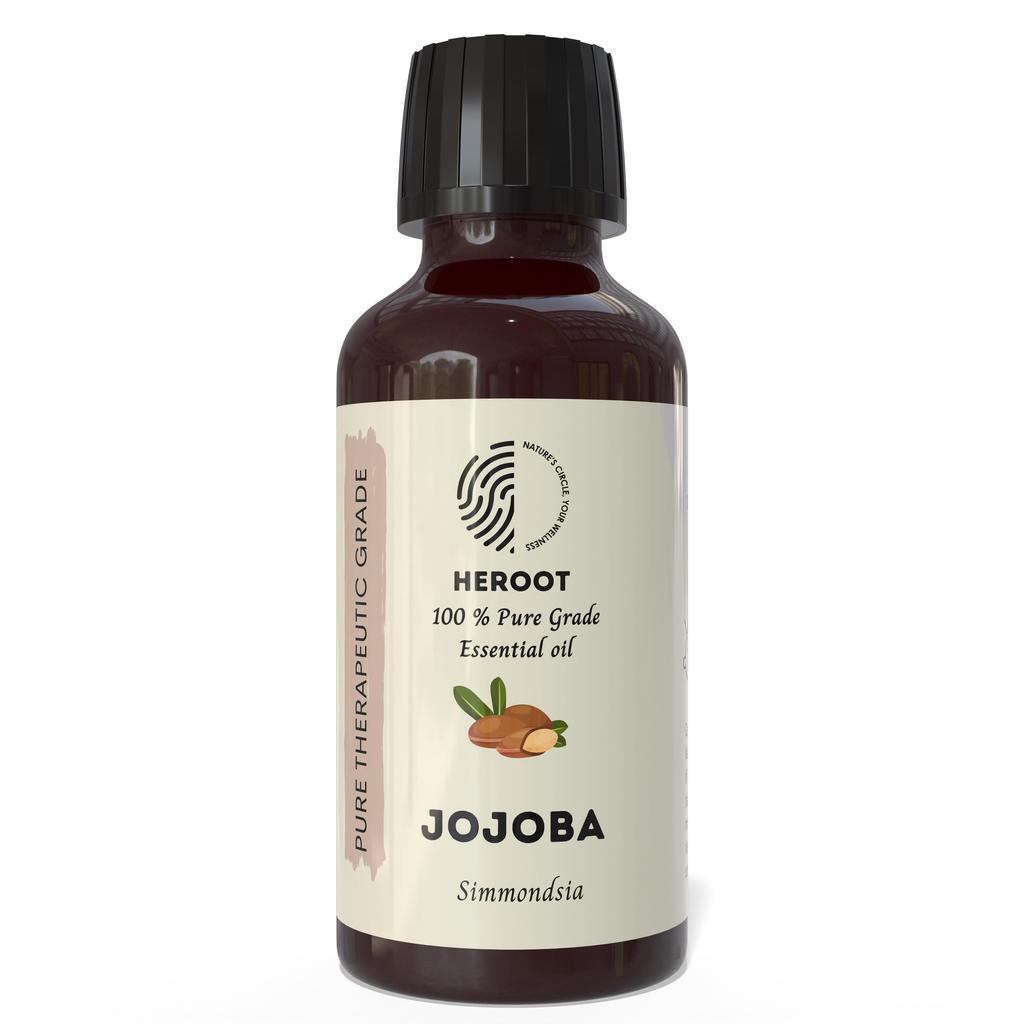 Heroot Virgin Jojoba Oil | Pure Jojoba Oil | External Use