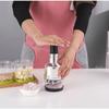 Hot Kitchen Magic Onion Chopper Vegetable and Fruit Salad Onion and Garlic Food Stainless Steel Handheld Chopper Slicer Peeler Vegetable Cutter