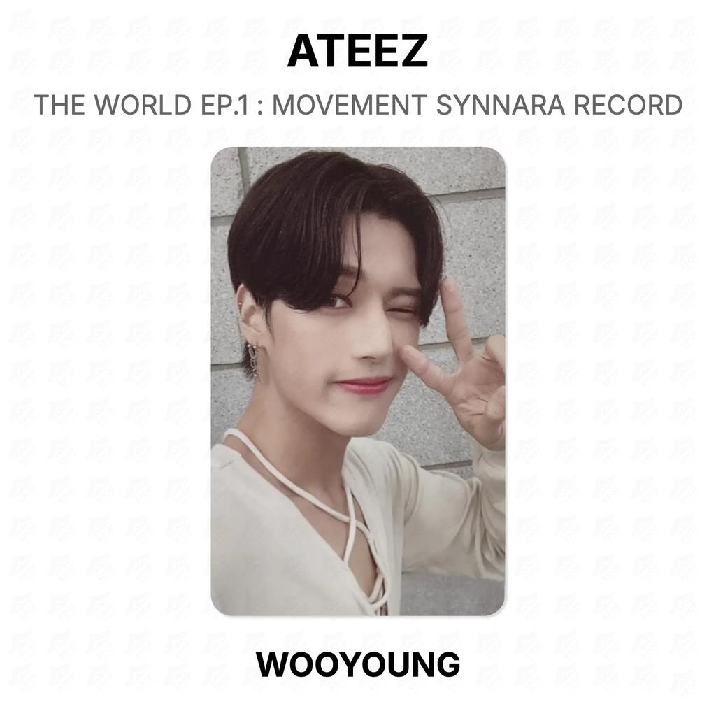 ATEEZ THE WORLD EP.1 : MOVEMENT SYNNARA RECORD Official Photocard