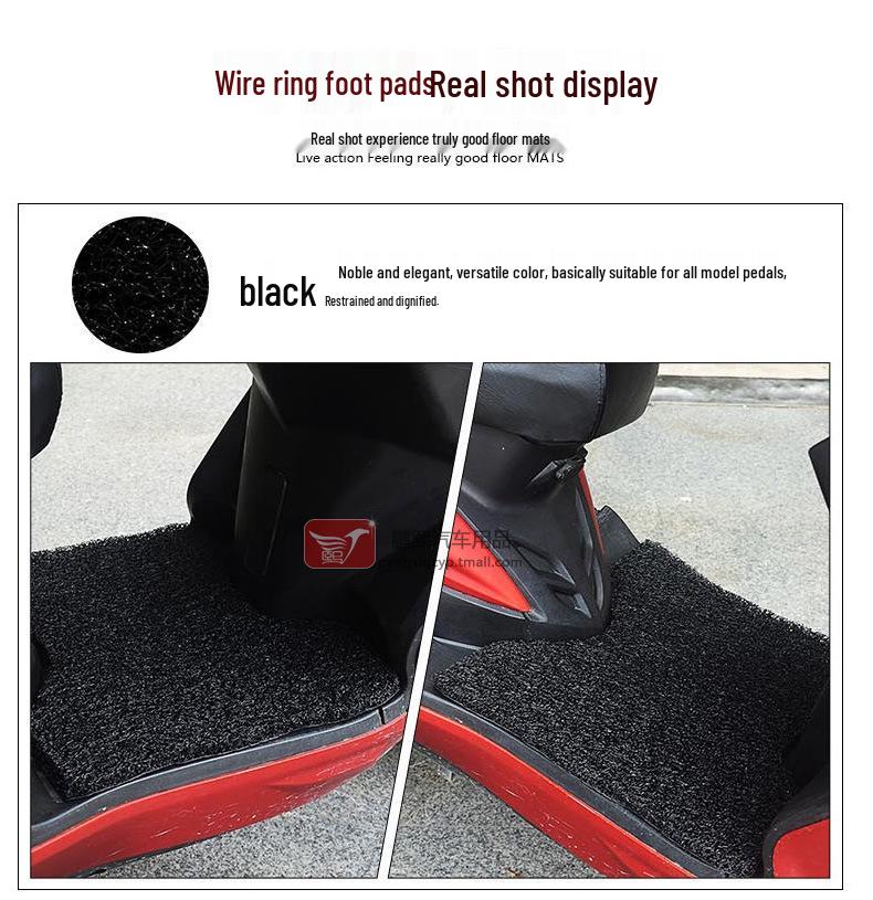 Compatible Lynx Land Rover 8th Gen BWS-R150cc Scooter Leather Footrest Pad.