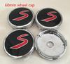 4pcs 56mm 60mm forMINI Car emblem Wheel hub Center Cap Badge covers sticker Decal Styling accessories svkjb33