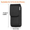 1pcs Tactical Cell Phone Pouch Holster with Free D Shaped Buckle Protable Wallet Card Waist Pack Outdoor Sports  Nylon Carrying Case
