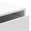 Vidaxl Chest of Drawers, White, 60X41X58 Cm, Wood-based Material