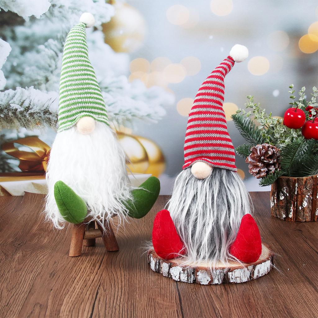 Christmas Gnome Elf Doll Merry Christmas Decor for Home 2025 Desktop Faceless Doll Xmas Ornament Navidad Natal New Year Gifts