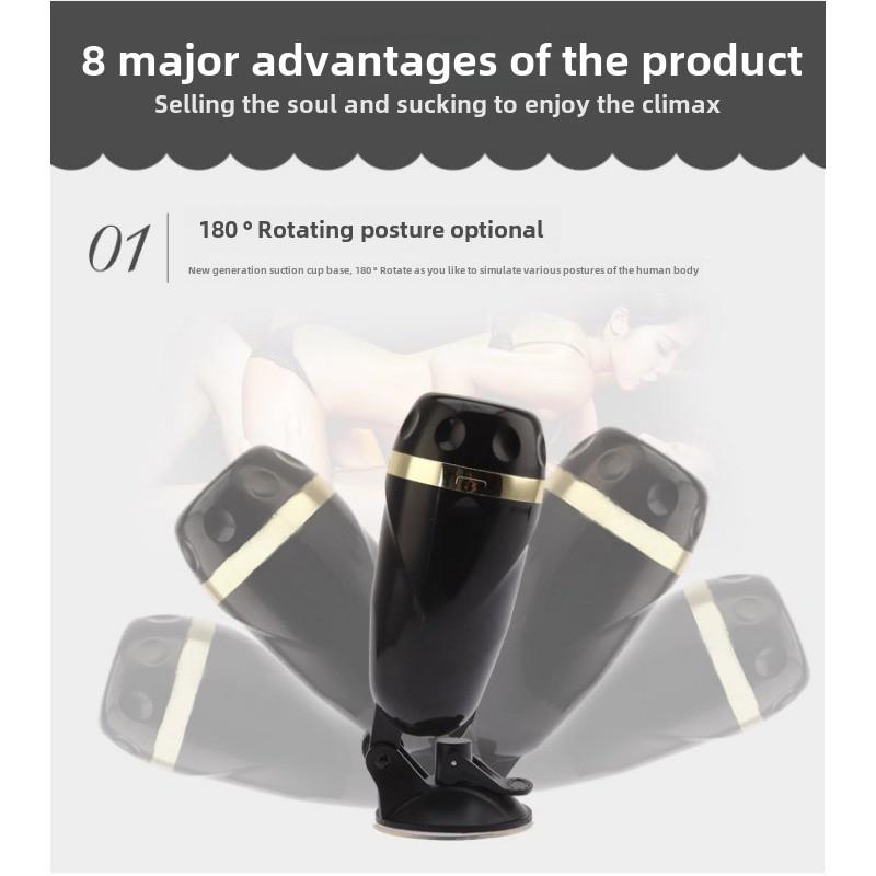 Hands Free Suction Bullet Vibrating Masturbator Hands Free Workout Masturbator Inverted Mold Apparatus Adult Sex Products
