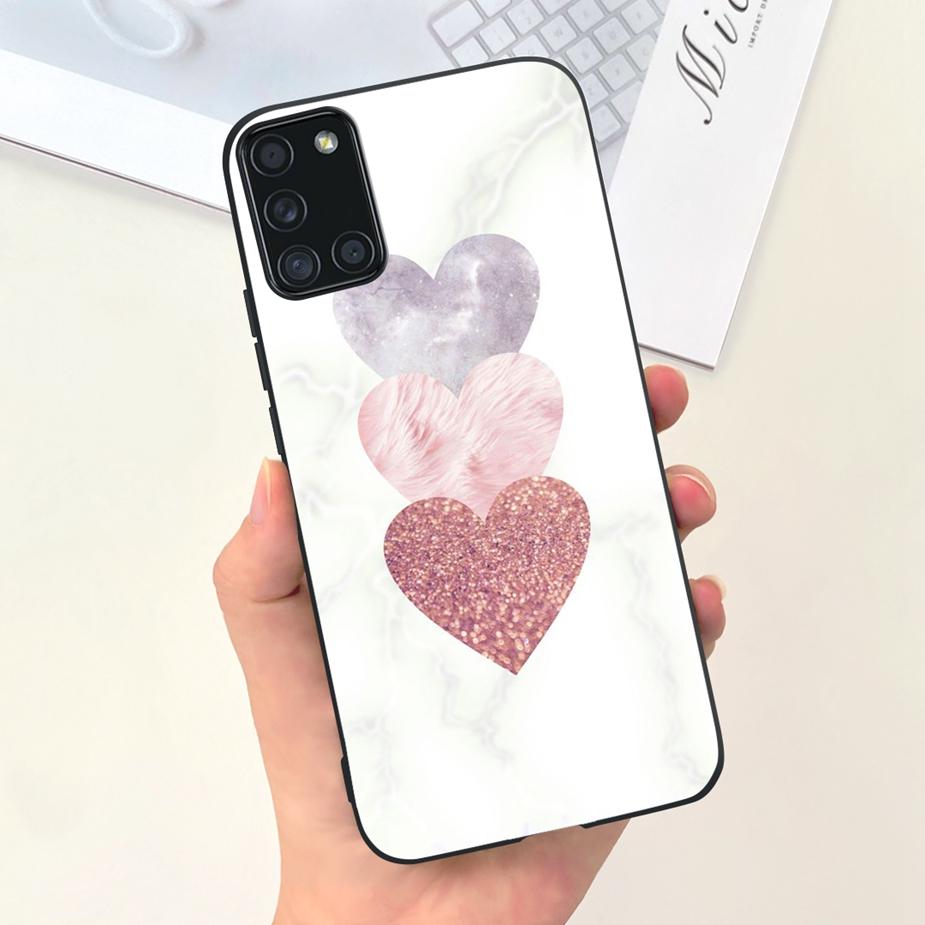 For Samsung Galaxy A51 A71 Case A515F A715F Cute Fashion Cartoon Painted Phone Case For Samsung A51 A 31 41 71 Soft Cover Bumper