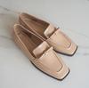 Vivian Rain Stylish Ribbon Size M Women's Shoes, Loafers, V2690AL, Beige, (23.0-23.5)