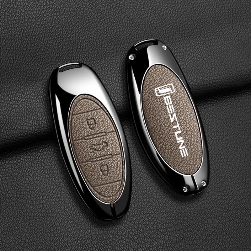 FAW Besturn B70 Car Key Cover: New 2024 T55 Remote Shell with Premium M9 T90 Metal Buckle
