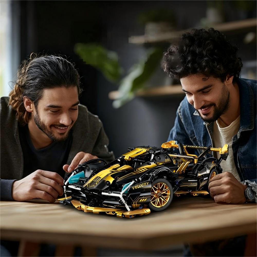 High-Quality 1:14 High-Quality Scale High-Quality Hypercar Construction set High-Quality Building Collection kit Self-assembly High-Quality