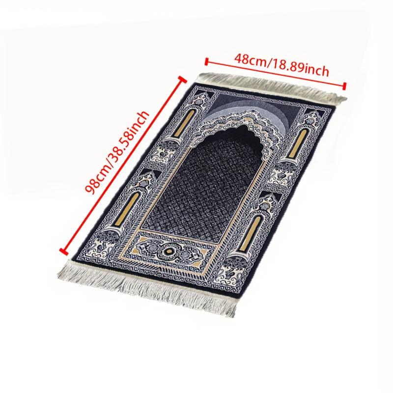 VIKAMA Muslim Prayer Mat Foldable Prayer Mat for Men and Women Portable Hotel Travel Prayer Rug Ramadan Eid Gift