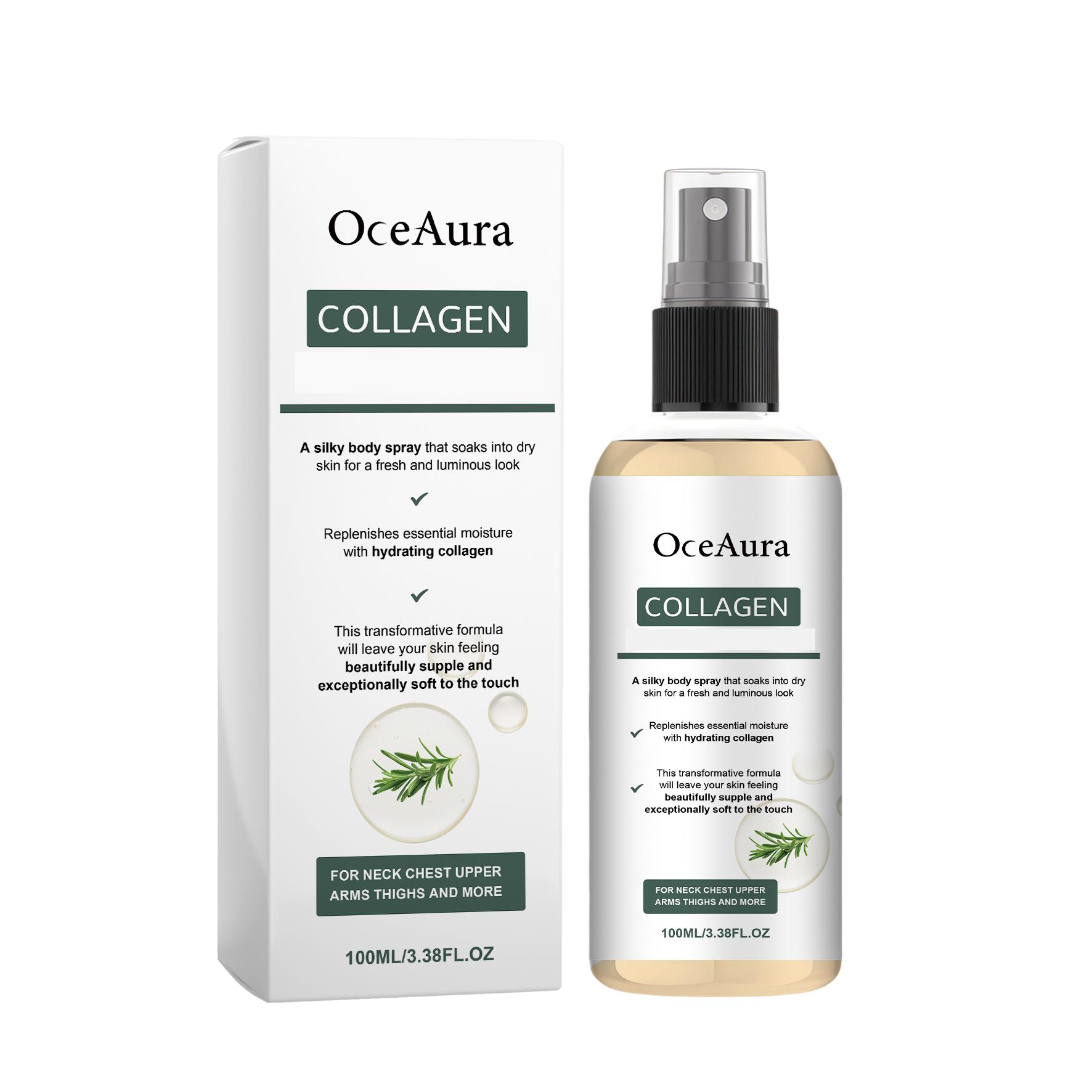 OceAura Gentle Moisturizing Body Moisturizing Spray Portable Whole Body Refreshing and Moisturizing Daily Skin Care Set 100ml