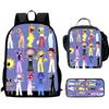 Sprunki Rhythm Box, Game Anime Backpack, Student Schoolbag, Computer Bag