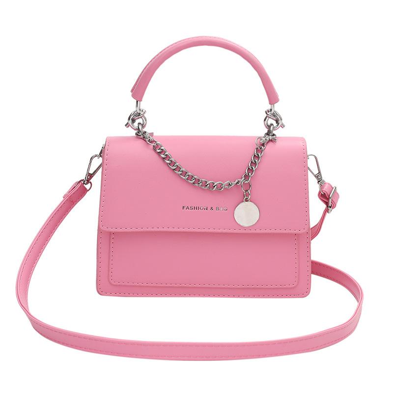 Bag Women's New Women's Bag Fashion Trend Chain Shoulder Bag Simple Texture Messenger Bag Women