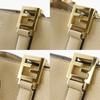 FENDI FF Tote Small Handbag 8BH367 2WAYShoulder beige Calfskin Women Used