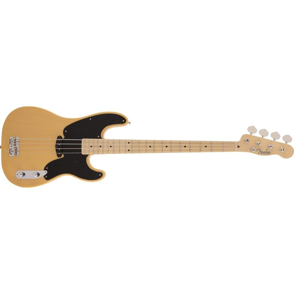 Fender Traditional 50s Precision Bass Made in Japan Maple Fingerboard Butterscotch Blonde Electric Bass Guitar