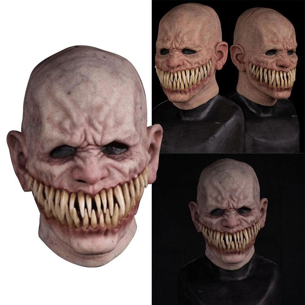 Halloween Terror Demon Mask Joker Bares His Teeth Vasago Devil Headgear Stage Prop