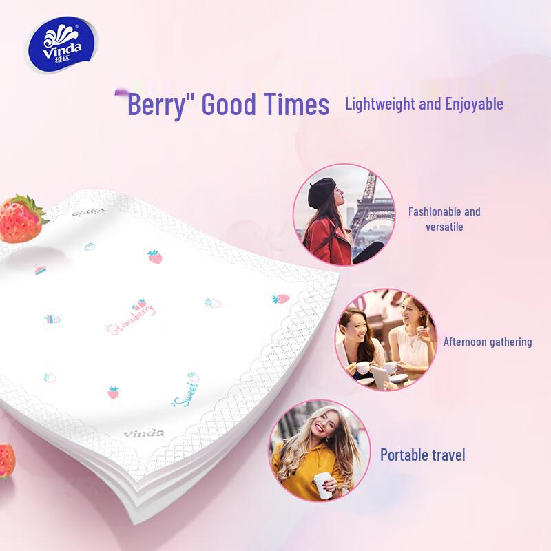 Vinda Ultra-Tough 4-Ply Pocket Tissues