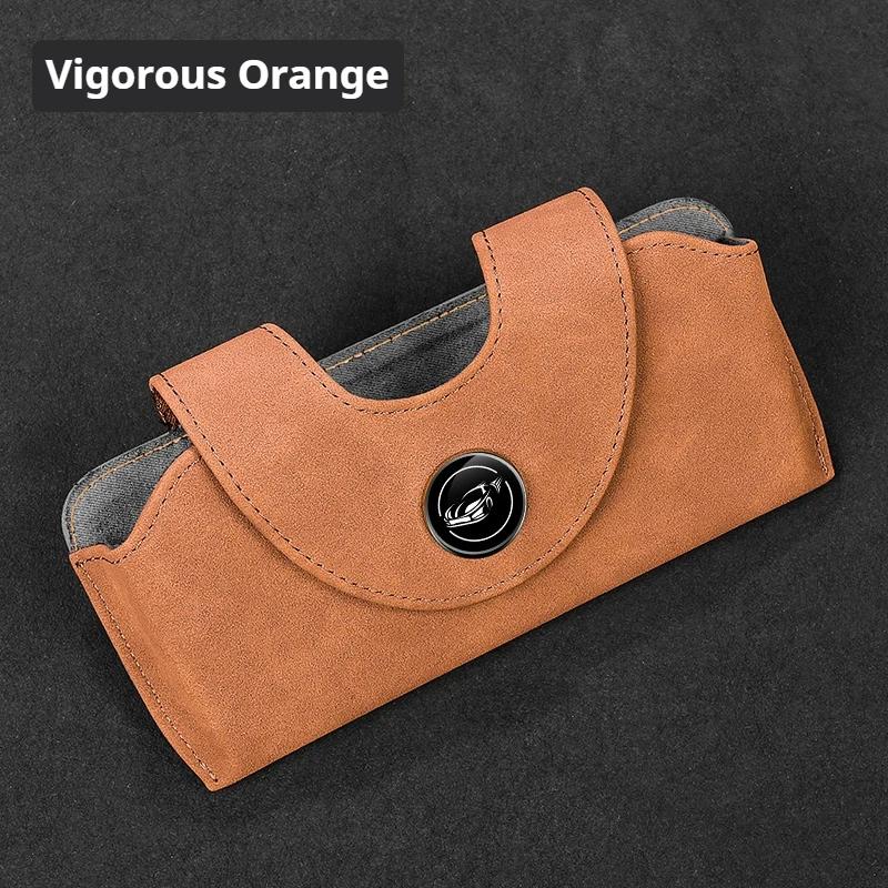 For Haval H3 H5 H7 H8 H9 F7 F7X Suede Car Sun Visor Glasses Clip Multifunctional Case Suede Glasses Storage Box Sunglasses Case