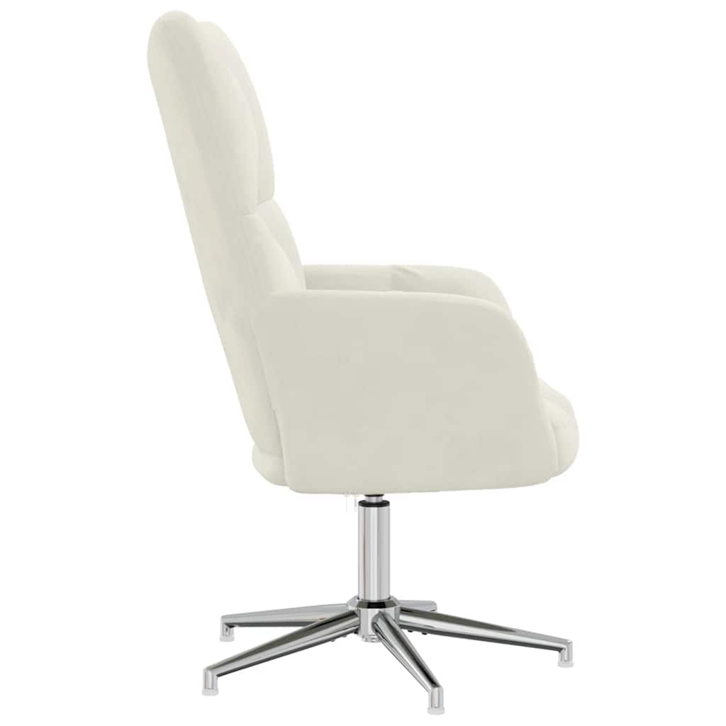 Relax Chair Cream White Velvet