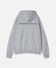 Manhattan Records Classic Logo Zip Up Hoodie - Gray