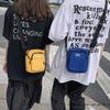 Square Canvas Crossbody Bag Nylon Sports Phone Bag Casual Men's Shoulder Bag  Male