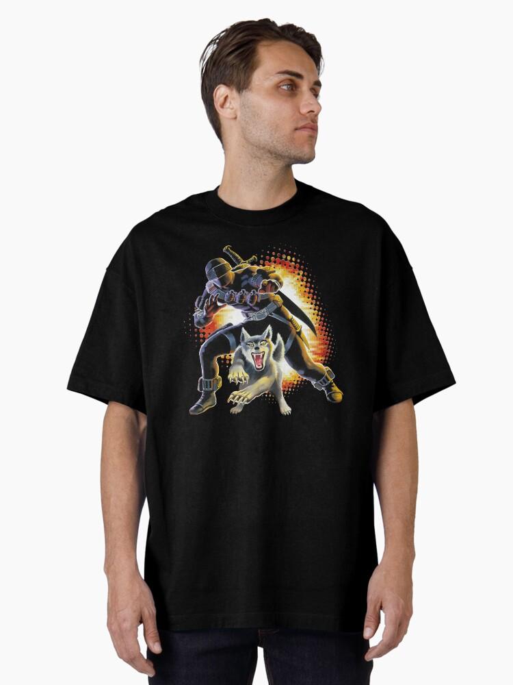 SilverHawks GI Joe Snake Eyes Oversized T-Shirt