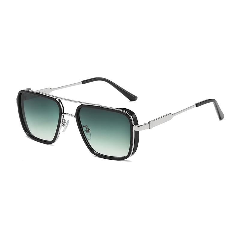 Trendy Metal Square Steampunk Sunglasses Custom Logo Metal Shades Sun Glasses Sunglasses For Outdoor