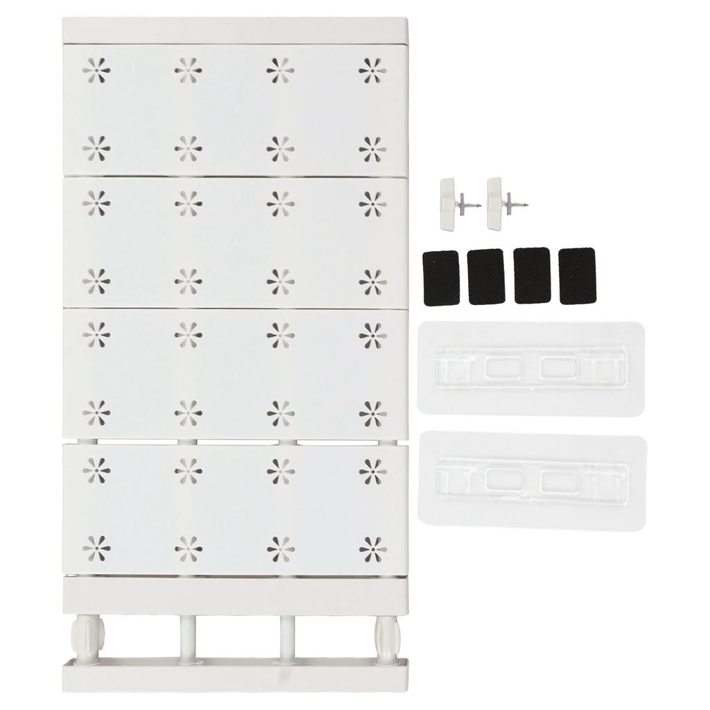 Wardrobe Partition Board Storage Extendable Rod Space Saving Layered Partition Board for Cabinet