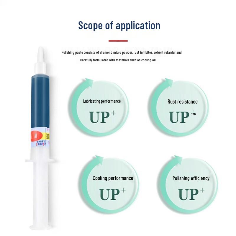 Water-Soluble Diamond Metallographic Lapping Paste W0.5-7um - Polishing Machine Consumable