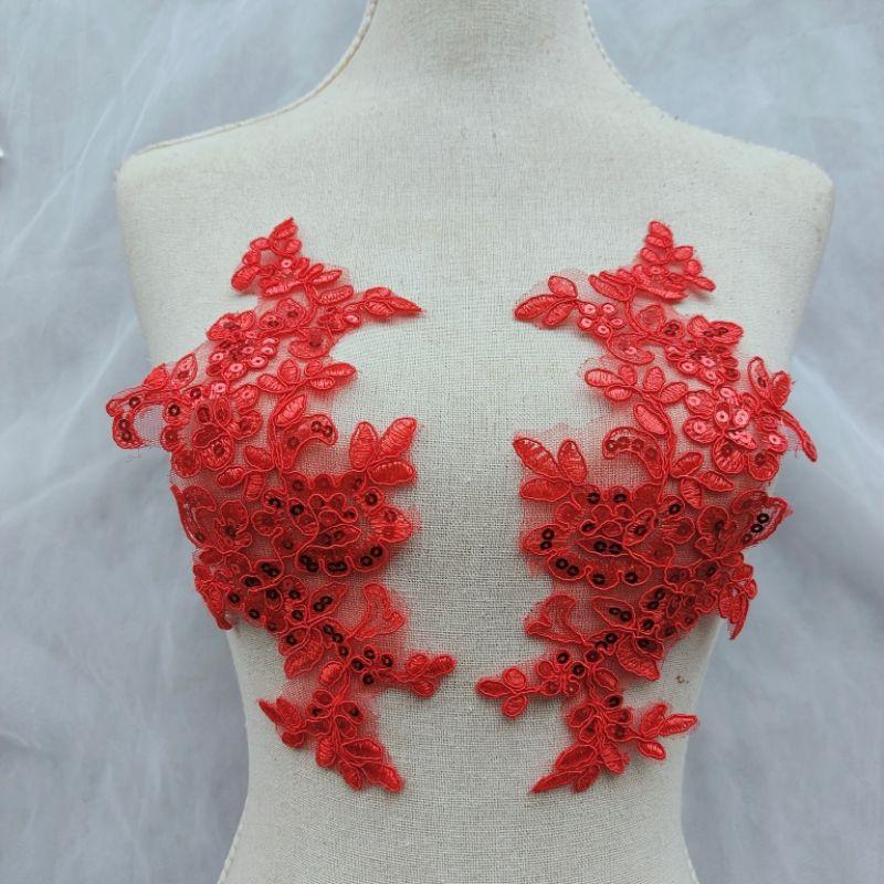 Car Bone Lace Sequined Lace Accessories, Handmade Diy Materials, Bridal Wedding Dress Head Jewelry, Clothes Decoration Flowers