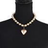 2 Pack Elegant Heart Pendant Necklace Exquisites Heart Necklace Long Lasting