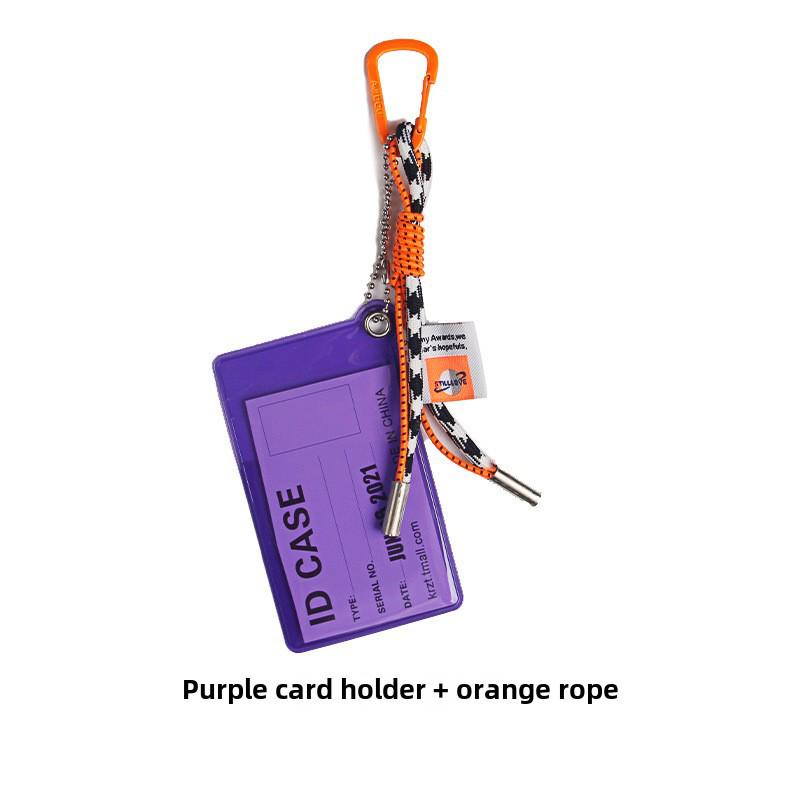 PVC Transparent Card Holder - Student Meal, Access, Bus Card Pendant for Backpacks or School Bags, Men's and Women's Accessories