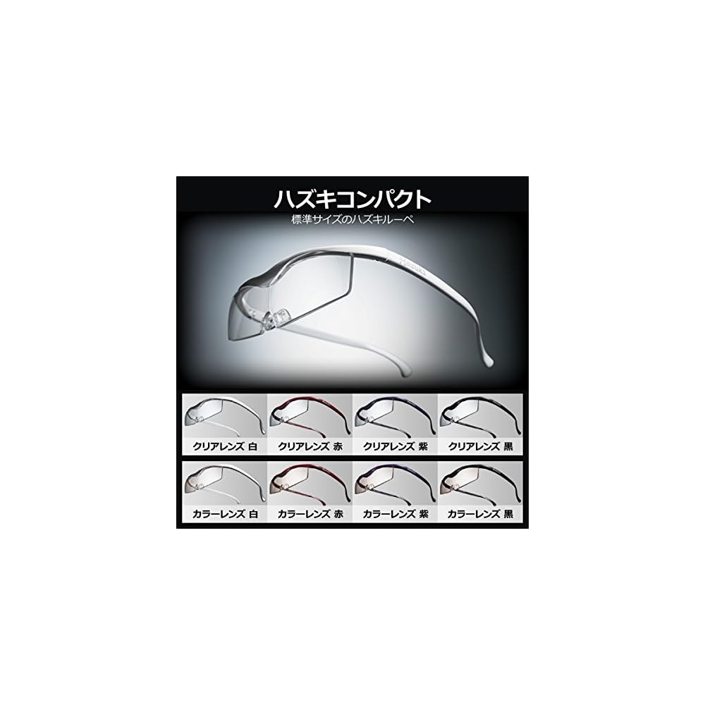 Hazuki Hazuki Loupe Compact 1.6x Clear Lens Black