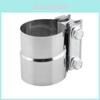 Premium Quality 2.25" To 2.5" Stainless Exhaust Band Clamp Step Clamps For Catback Muffler