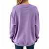 Women's Casual V-Neck Long Sleeve Pullover Top