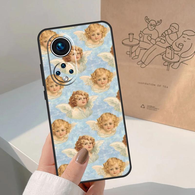 Cute Angels Aesthetic Aesthetics For Honor Magic 8 Pro 5 6 7 Lite Case For Honor Win RT 200 400 50 70 90 X8b X9a X9b X9c X9d