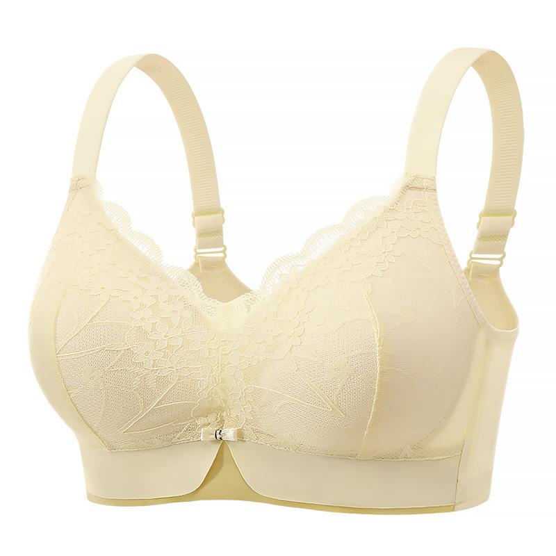 Flat Chest and Small Chest Special Bra Bra, High-end Steel-free Sexy Lace Gathering Underwear Girls 1011 New