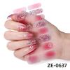 16Tips Full Cover Nail Sticker Colorful Polka Dot Nail Polish Strips Long-Lasting Self Adhesive Nail Art DIY Manicure Decoration