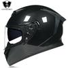 Motorcycle Helmet Casco Motorbike Capacete Seasons Street Touring Motorcycle Helmet RED Black Adult DOT
