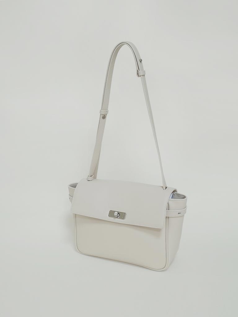 Ansouis Aure Satchel Bag Mini_Ecru