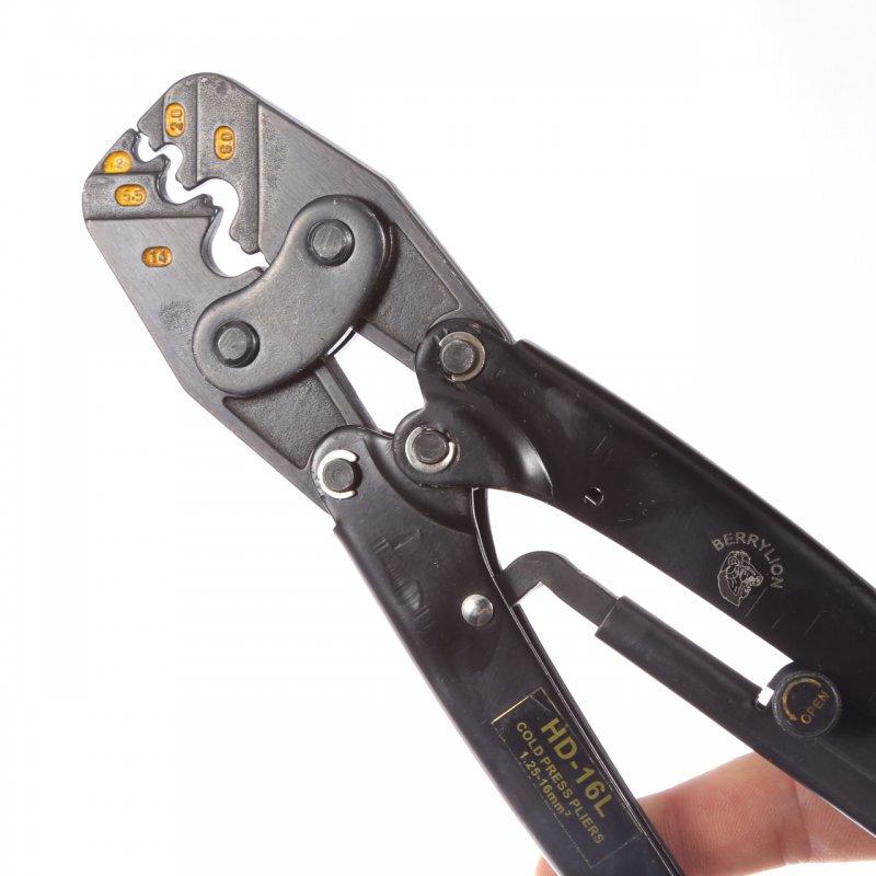 Berry Lion Ratchet Type Cold Press Terminal Crimping Pliers