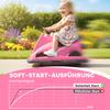 Bumper Car for Kids, 360-Degree Rotatable, Steering Wheel, LED Lights, Music Function, 3-8 Years, Pink