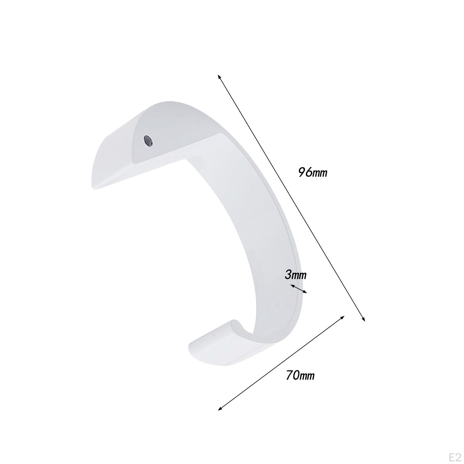 Алюминиевый подвесной крючок для офиса и домашнего использования серый — фото 4