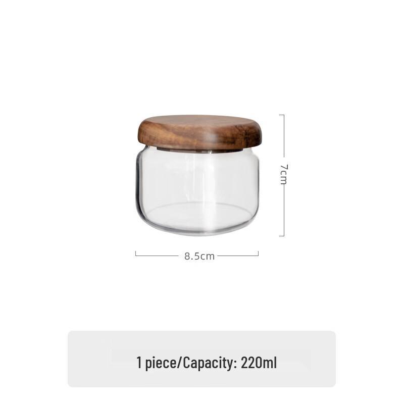 Герметичная стеклянная банка для хранения